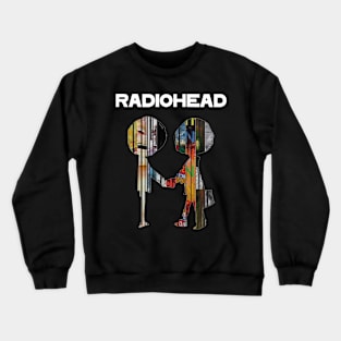 The Bends Ok Computer  Rainbows Pablo Pool Amnesic-Radio Crewneck Sweatshirt